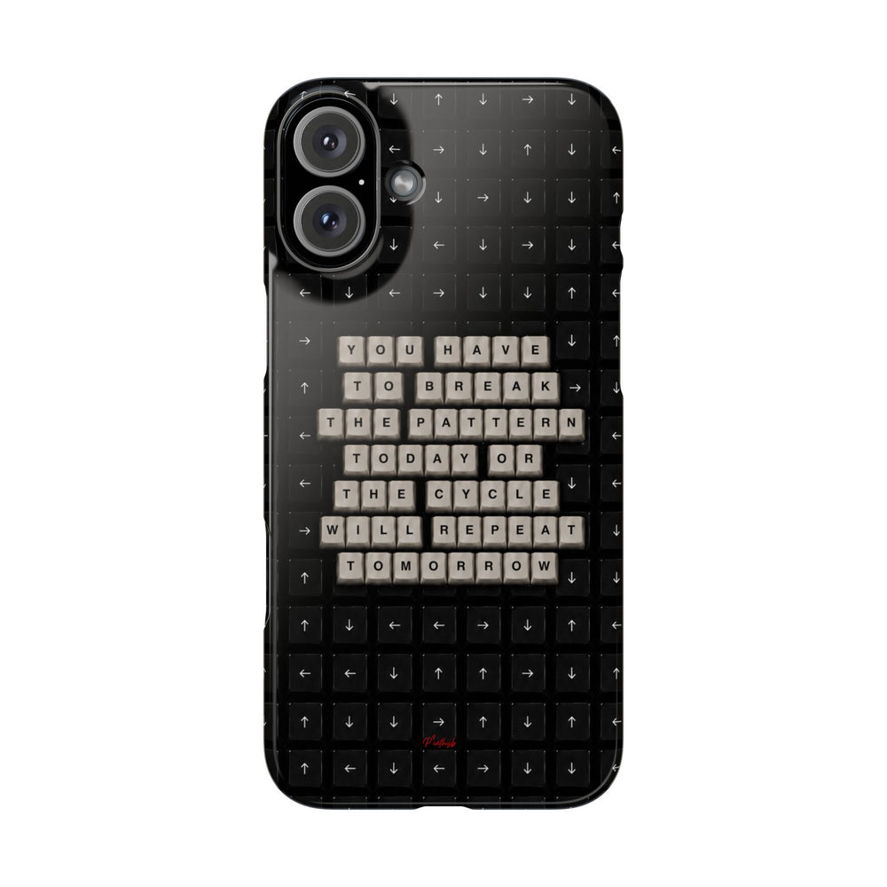 "Break the pattern" Keyboard Snap Case