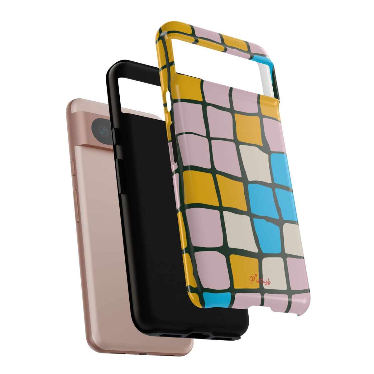 Color Grid Tough Phone Case