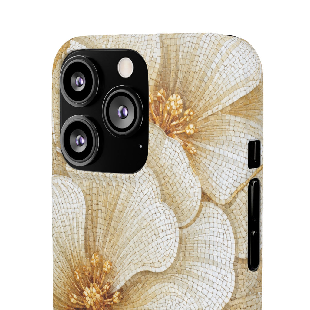 Floral Gold Bloom Snap Case