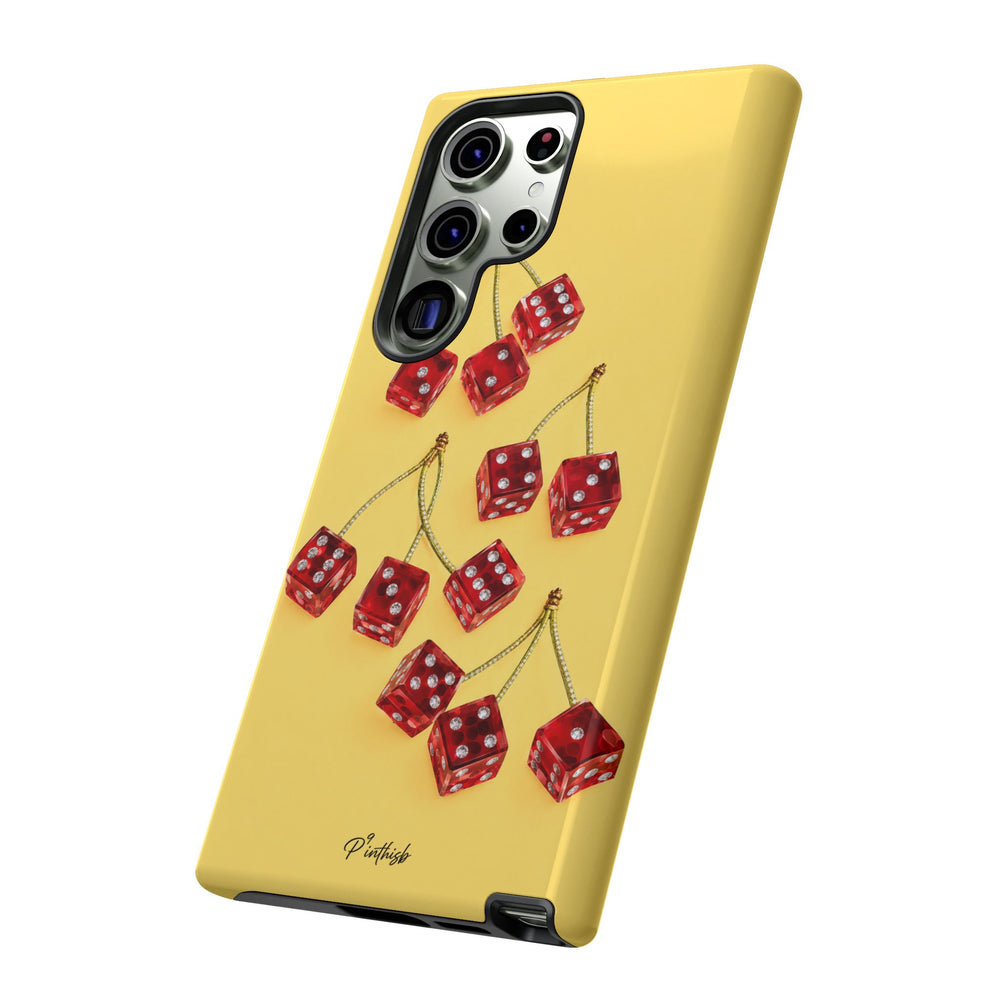 Cherry Dice Tough Phone Case