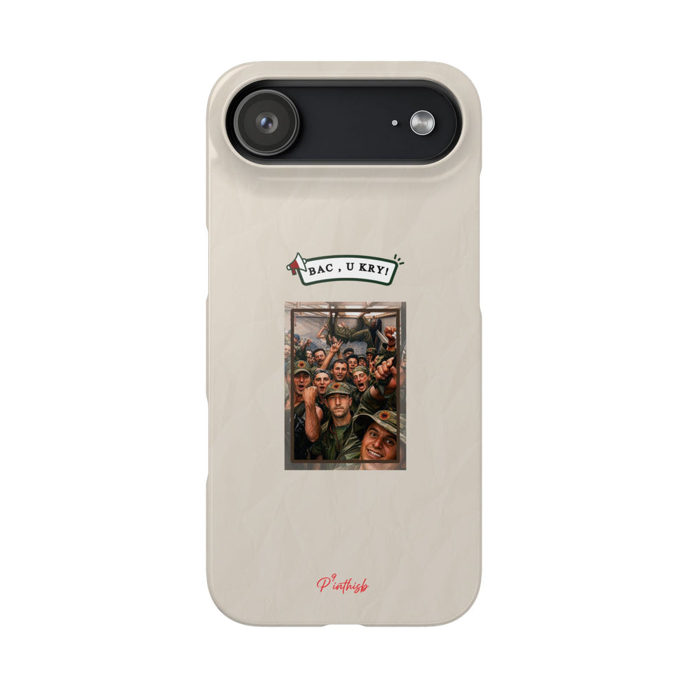 "BAC, U KRY!" Snap Case