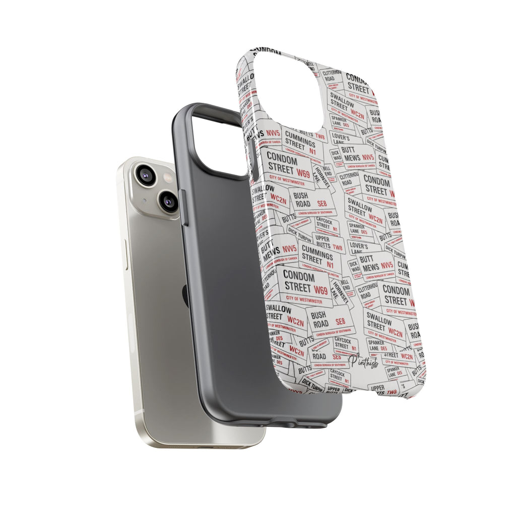 Cheeky London Street Signs Phone Case