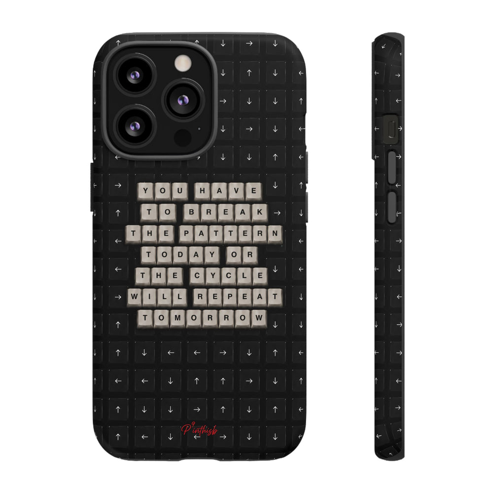 "Break the pattern" Keyboard Tough Case