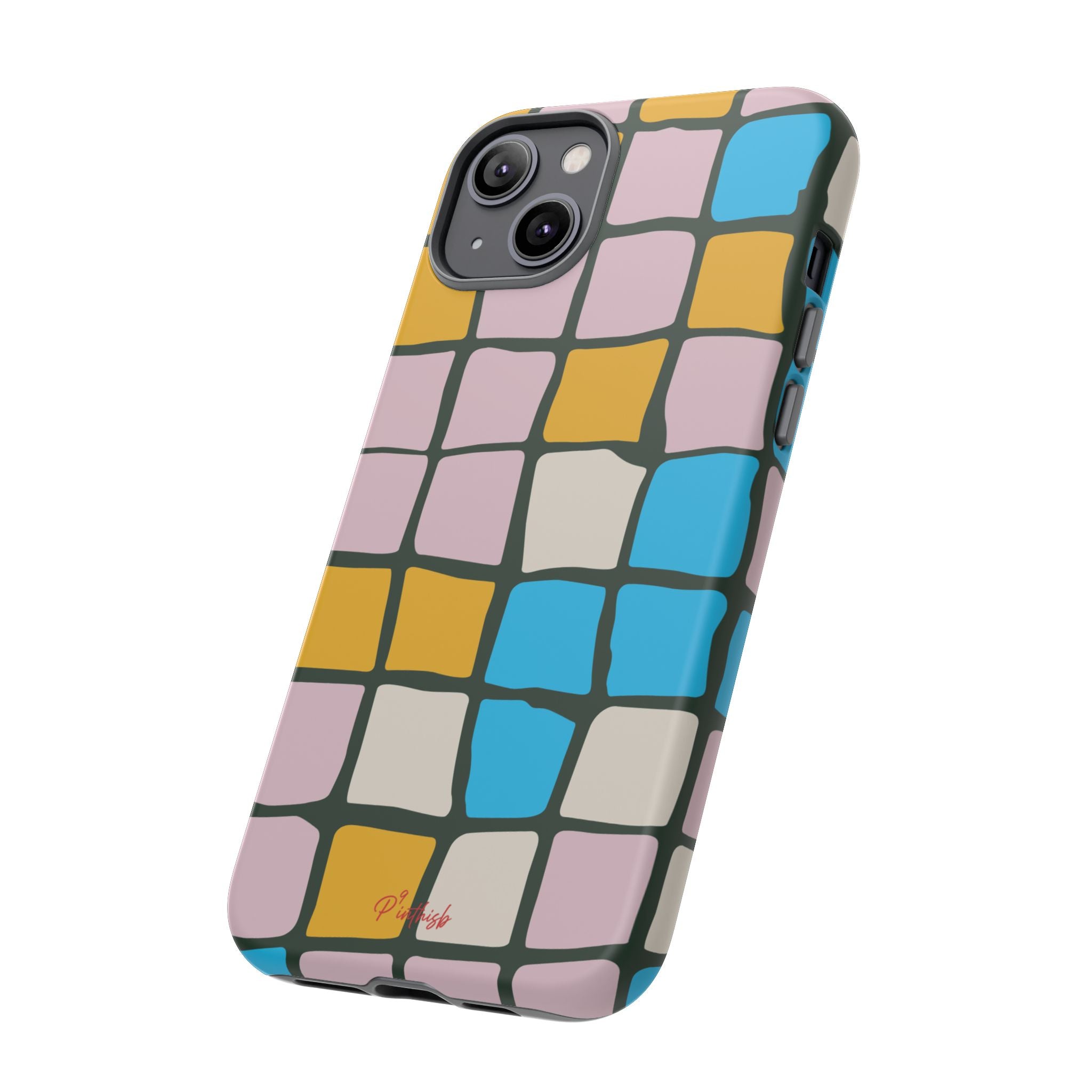 Color Grid Tough Phone Case