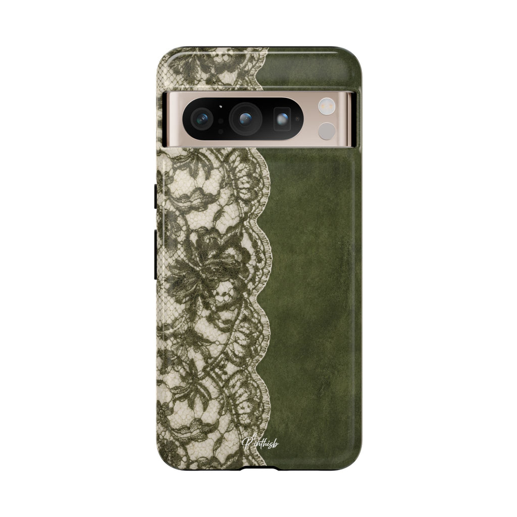 Olive Lace Tough Case