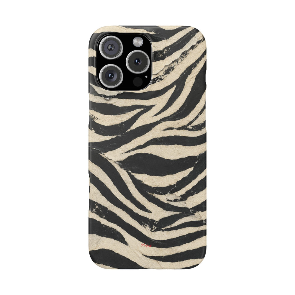 Wavy Peach & Mauve Snap Case