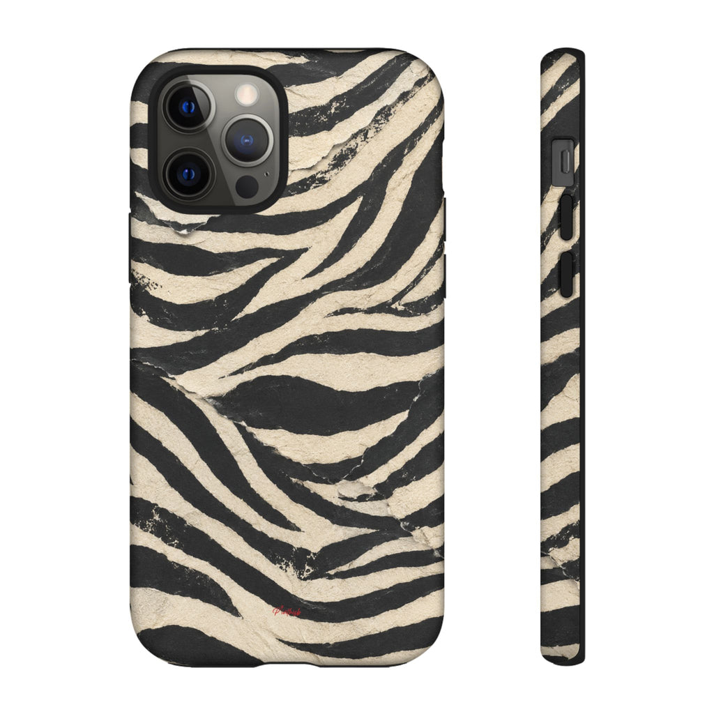 Wavy Peach & Mauve Tough Case