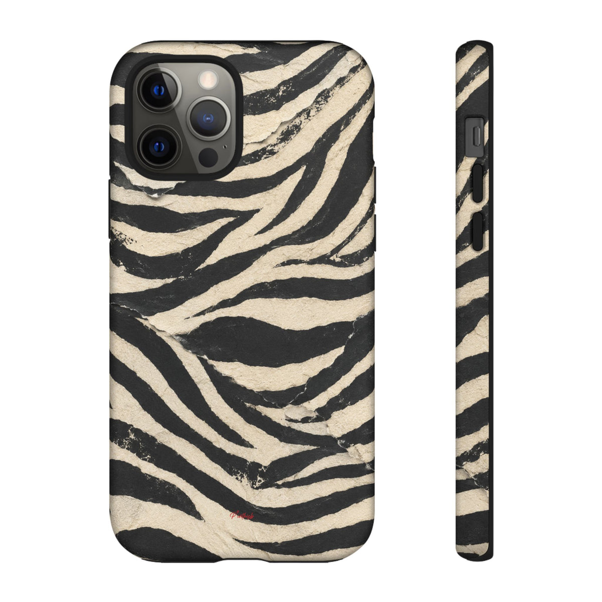 Wavy Peach & Mauve Tough Case