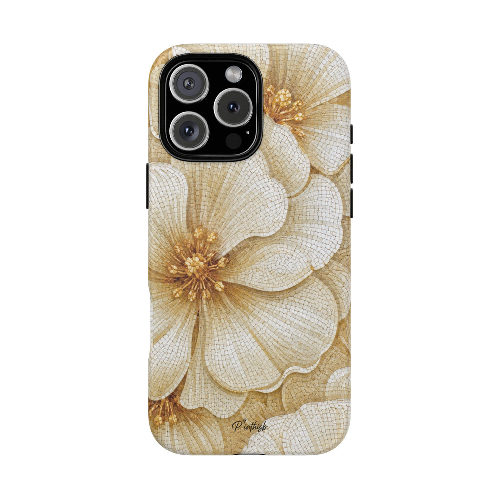 Floral Gold Bloom Tough Case