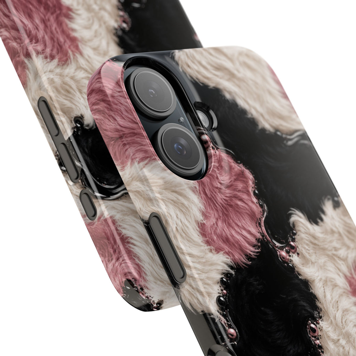 Cow Print Swirl Snap Case