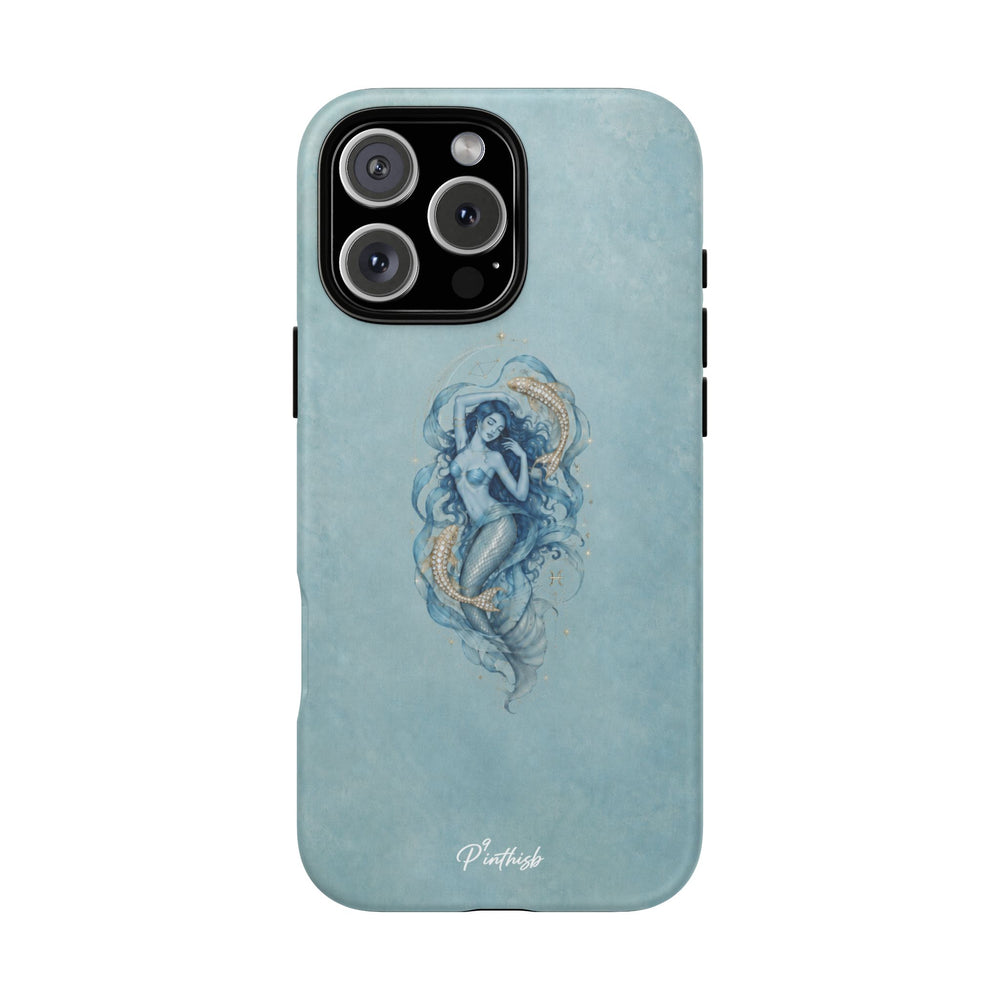 Pisces Zodiac Glitter Phone Case