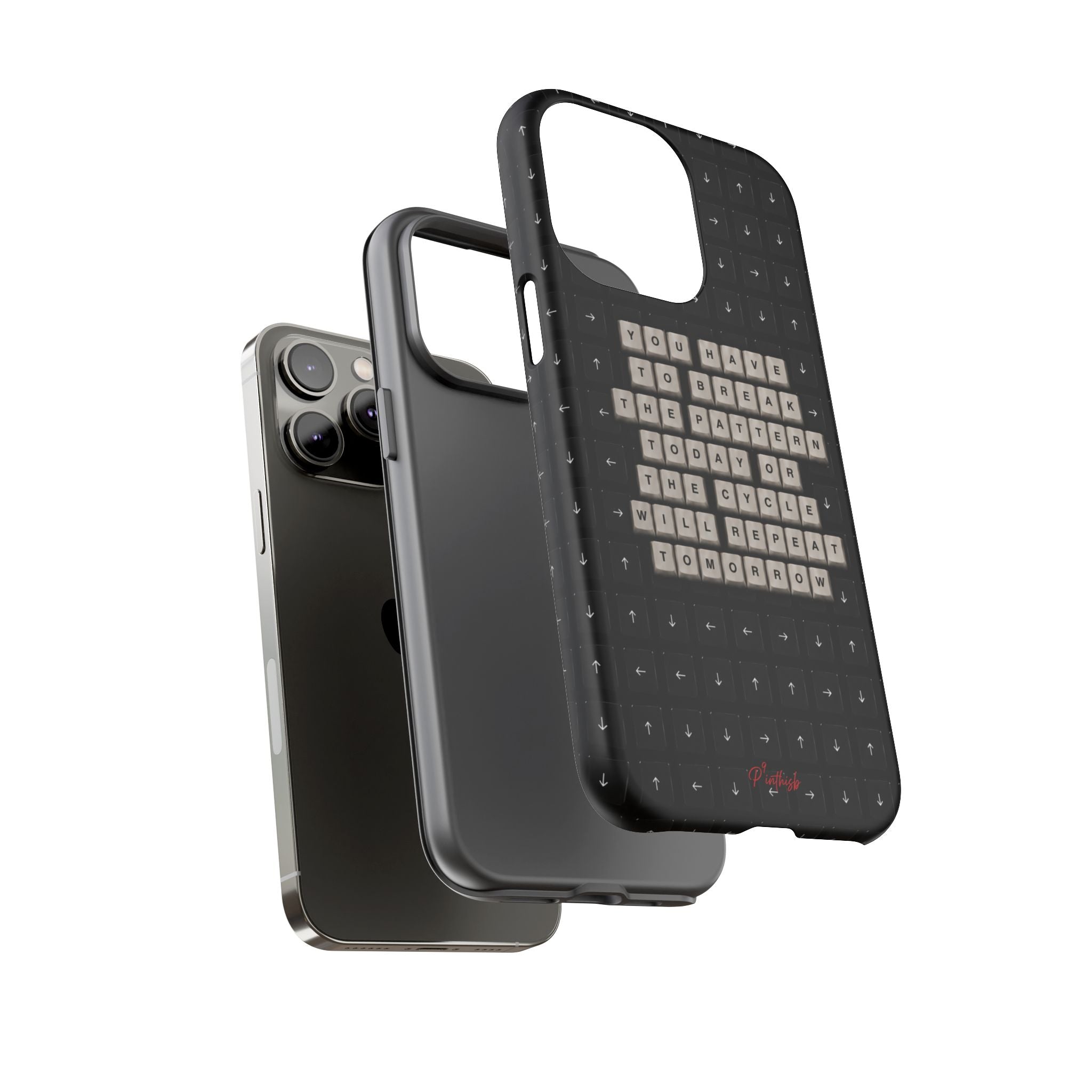 "Break the pattern" Keyboard Tough Case