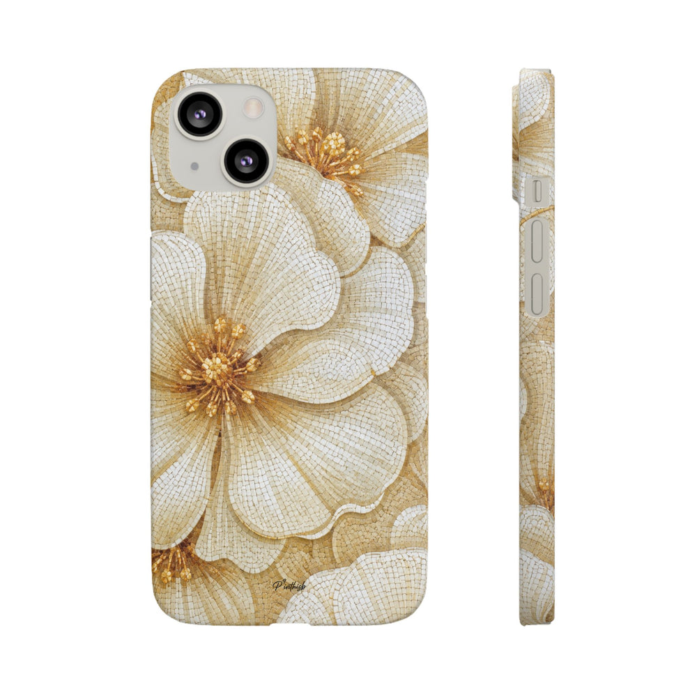 Floral Gold Bloom Snap Case