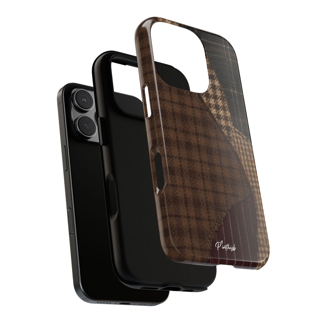 Rustic Brown Retro Tough Case
