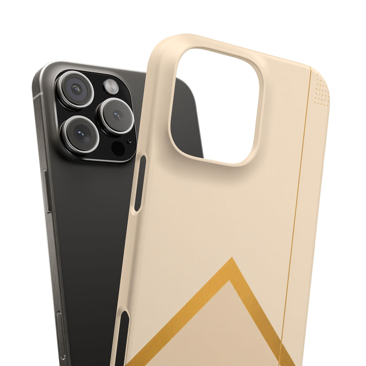 Gold Malboro Inspired Snap Phone Case