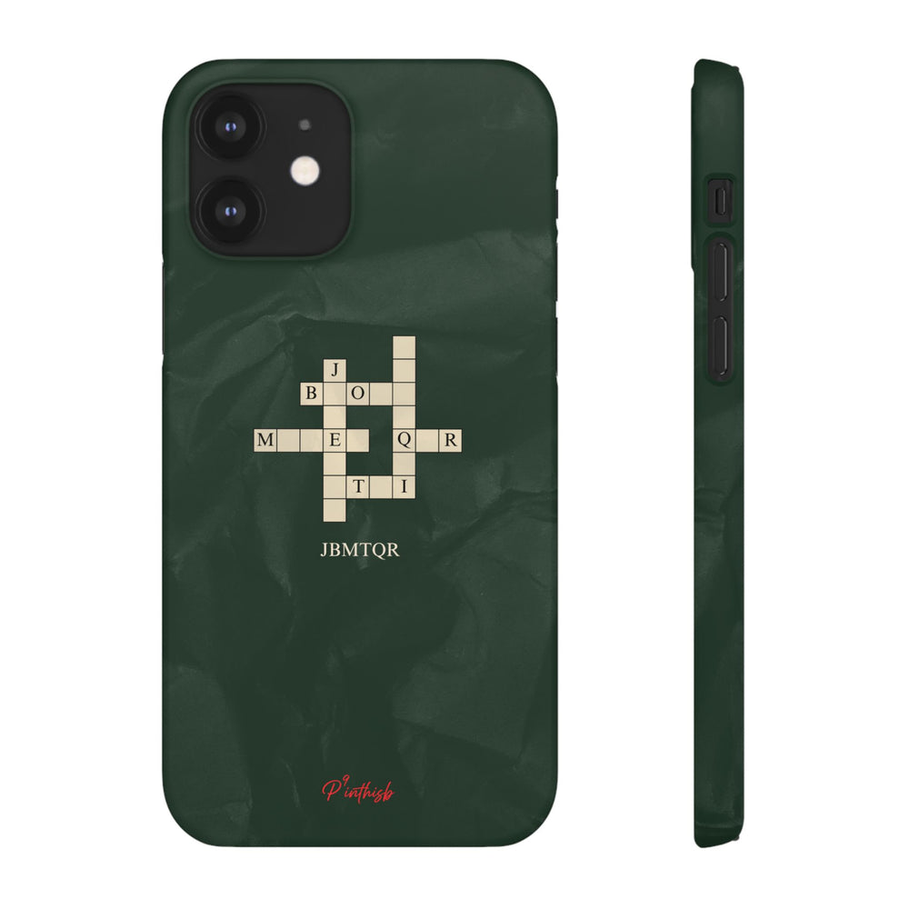 "JBMTQR crossword" Snap Phone Case