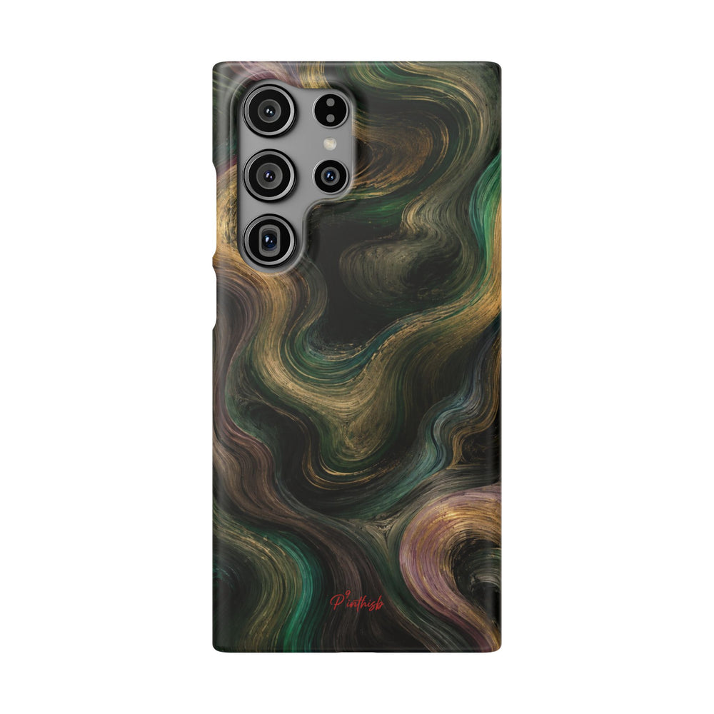 Marbled Forest Snap Phone Case