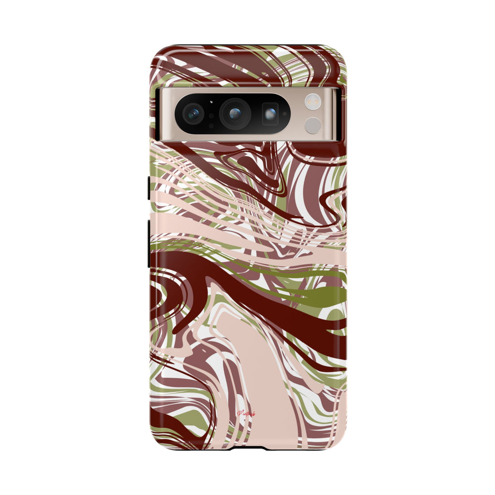 Abstract Marbled Tough Phone Case