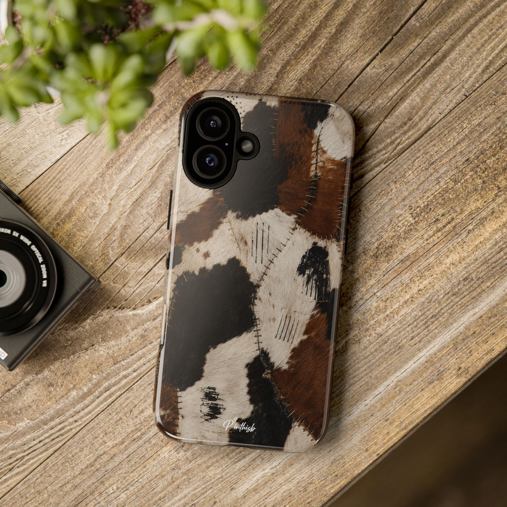 Brown & Black Animal Print Tough Case