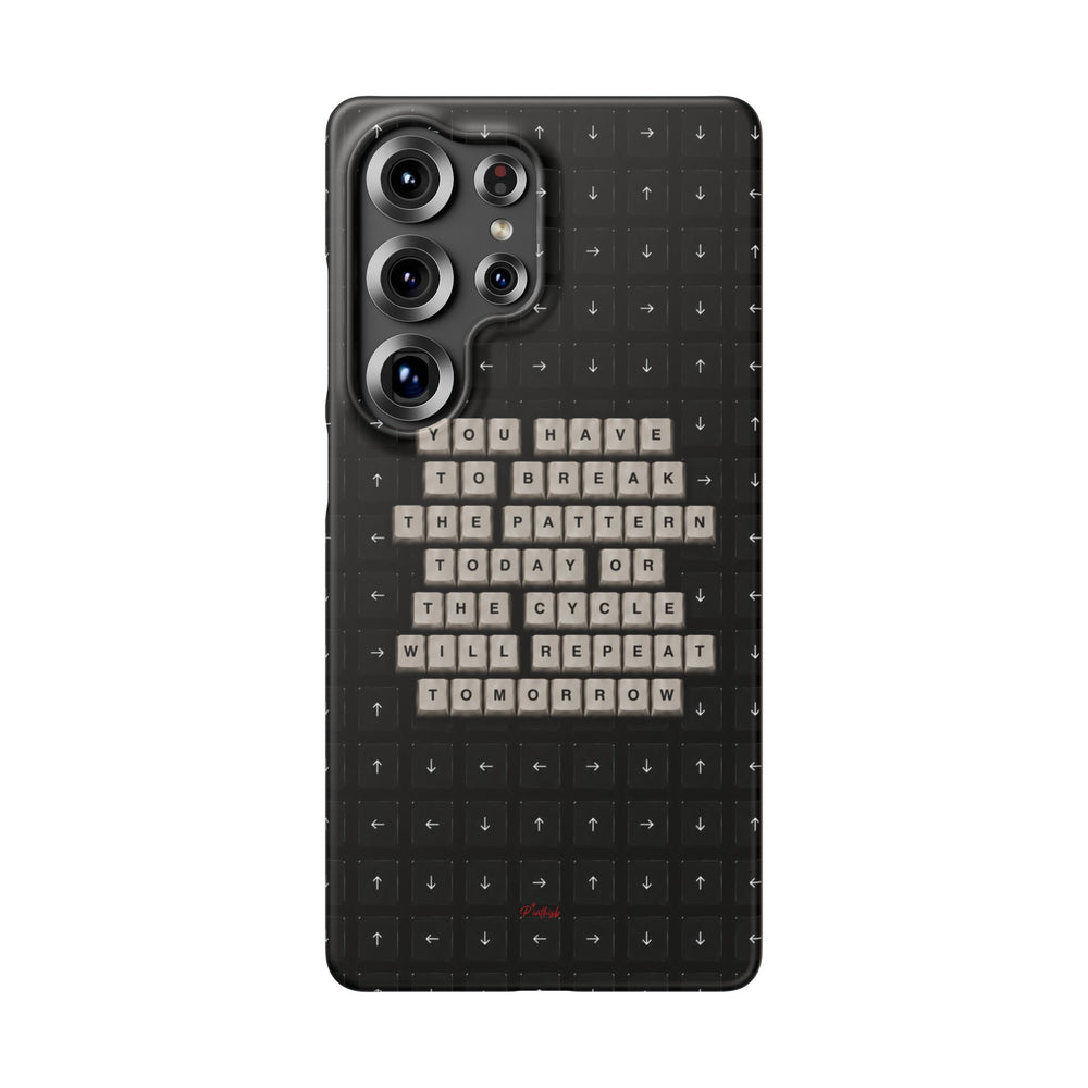 "Break the pattern" Keyboard Snap Case
