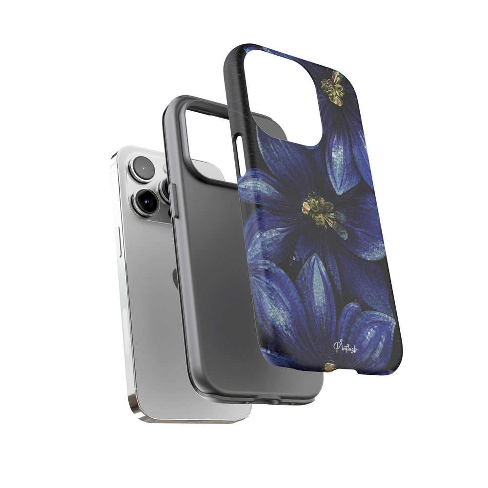 Blue Floral Tough Case