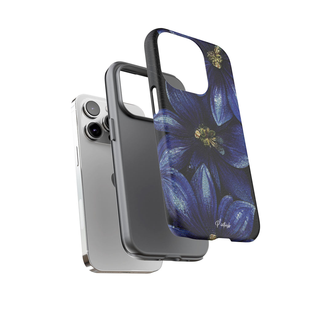 Blue Floral Tough Case