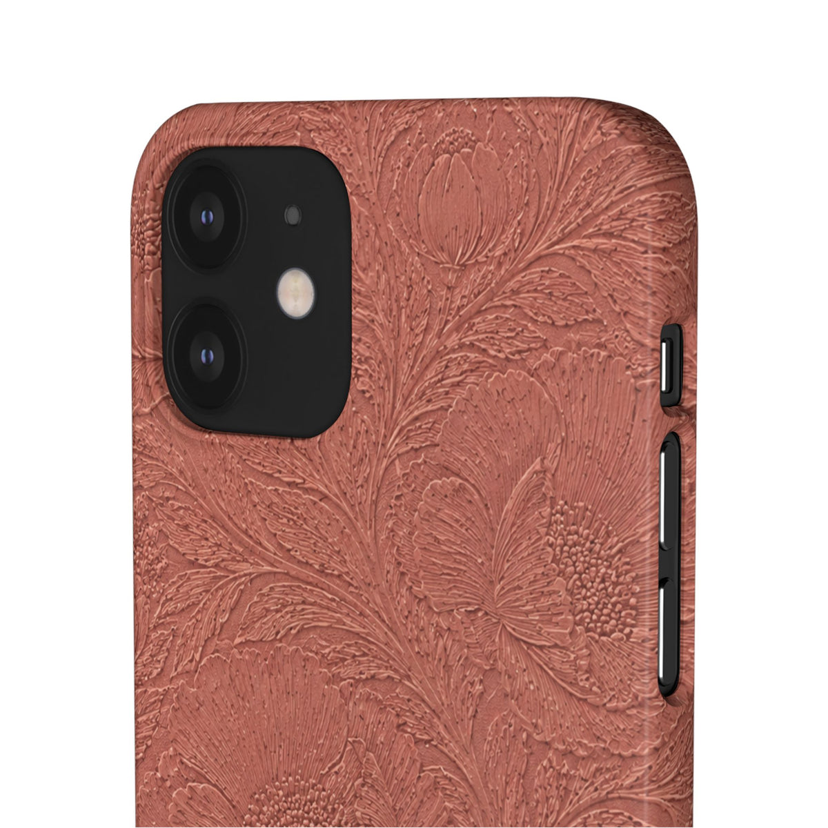 Embossed Floral Snap Case