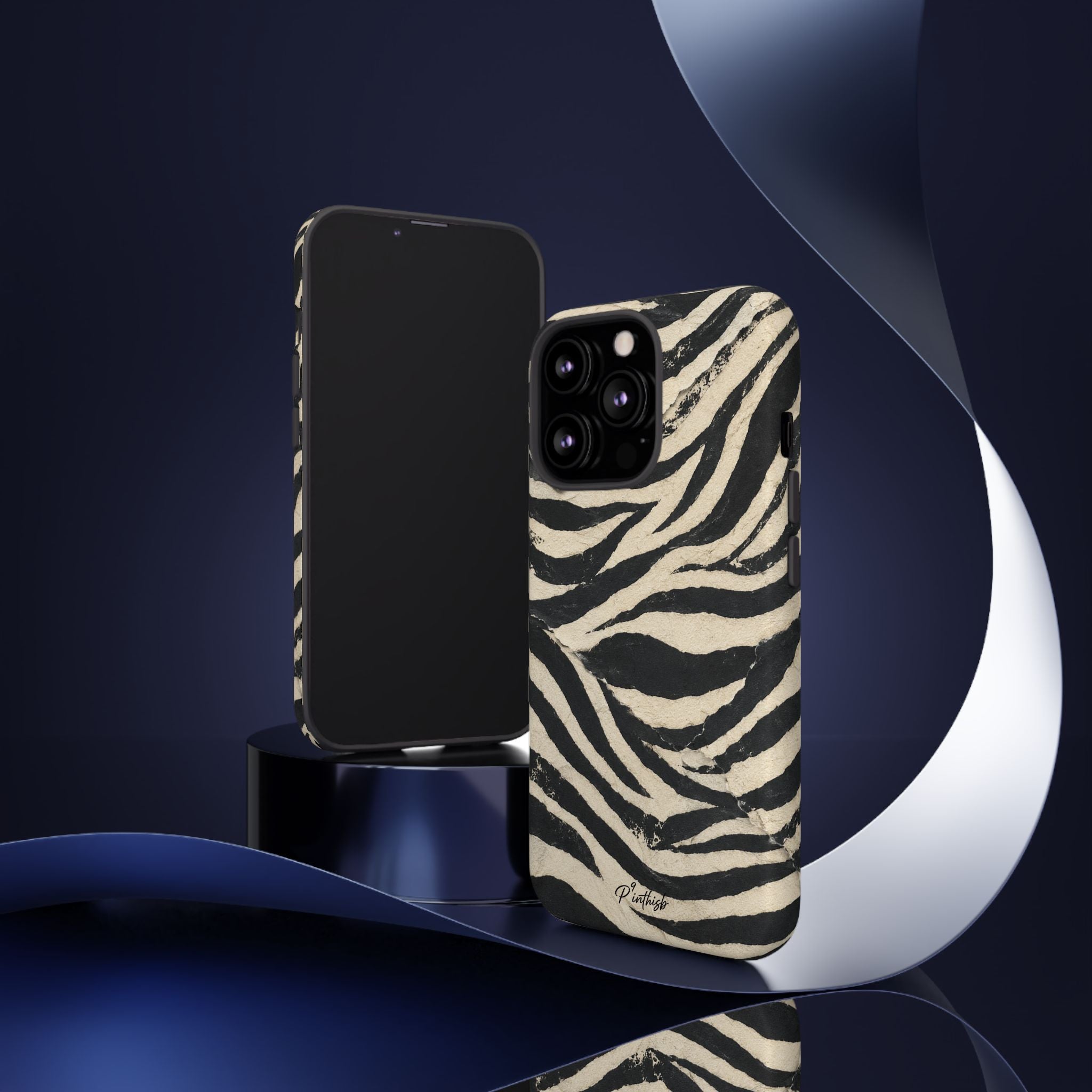 Zebra Stripe Tough Phone Case