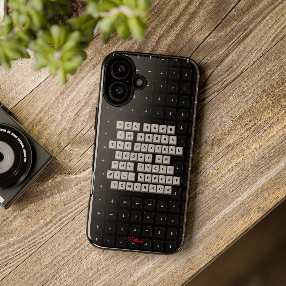 "Break the pattern" Keyboard Tough Case
