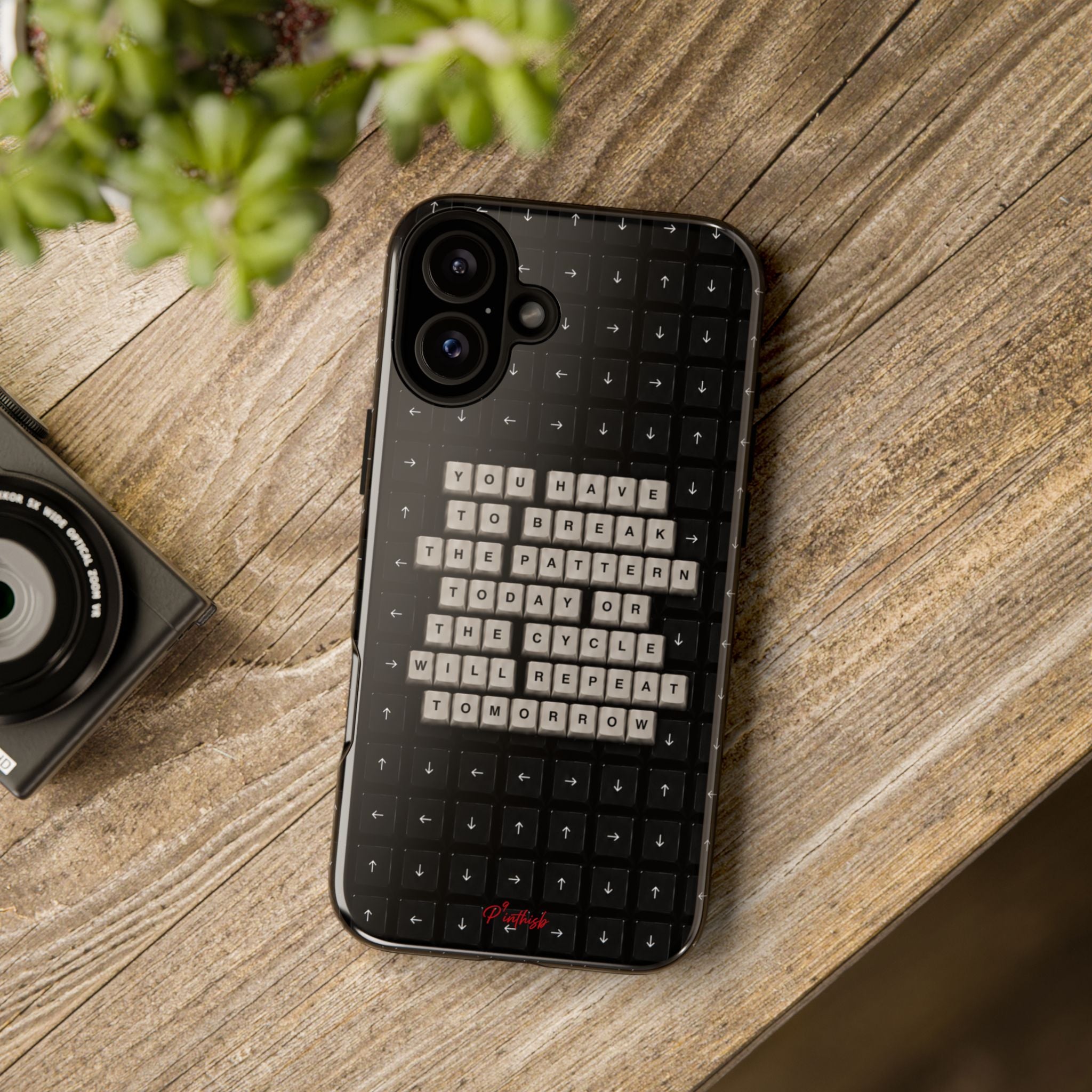 "Break the pattern" Keyboard Tough Case