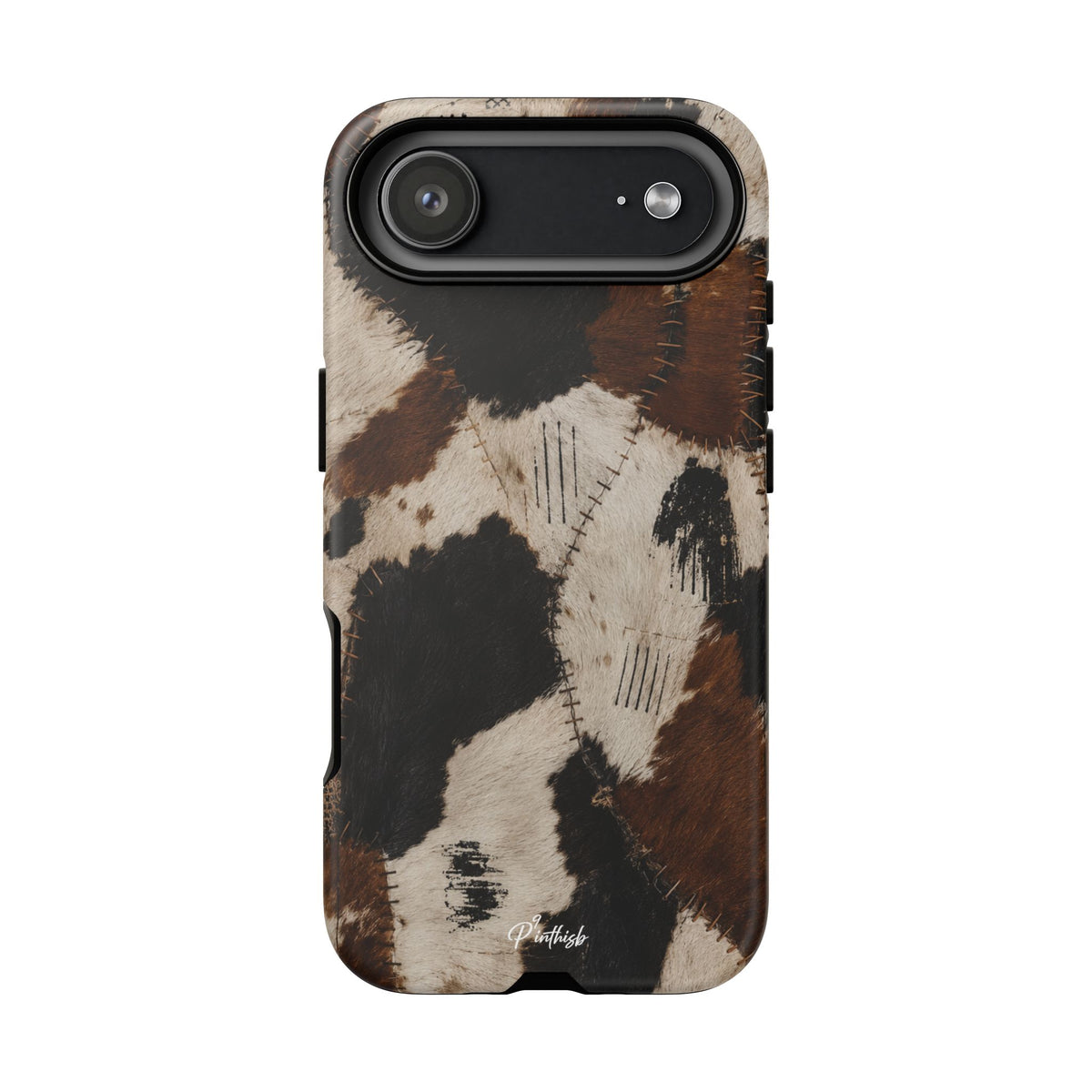 Brown & Black Animal Print Tough Case