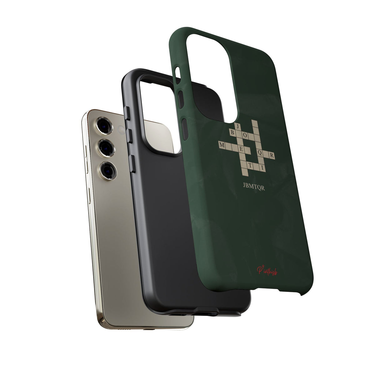 "JBMTQR crossword" Tough Phone Case