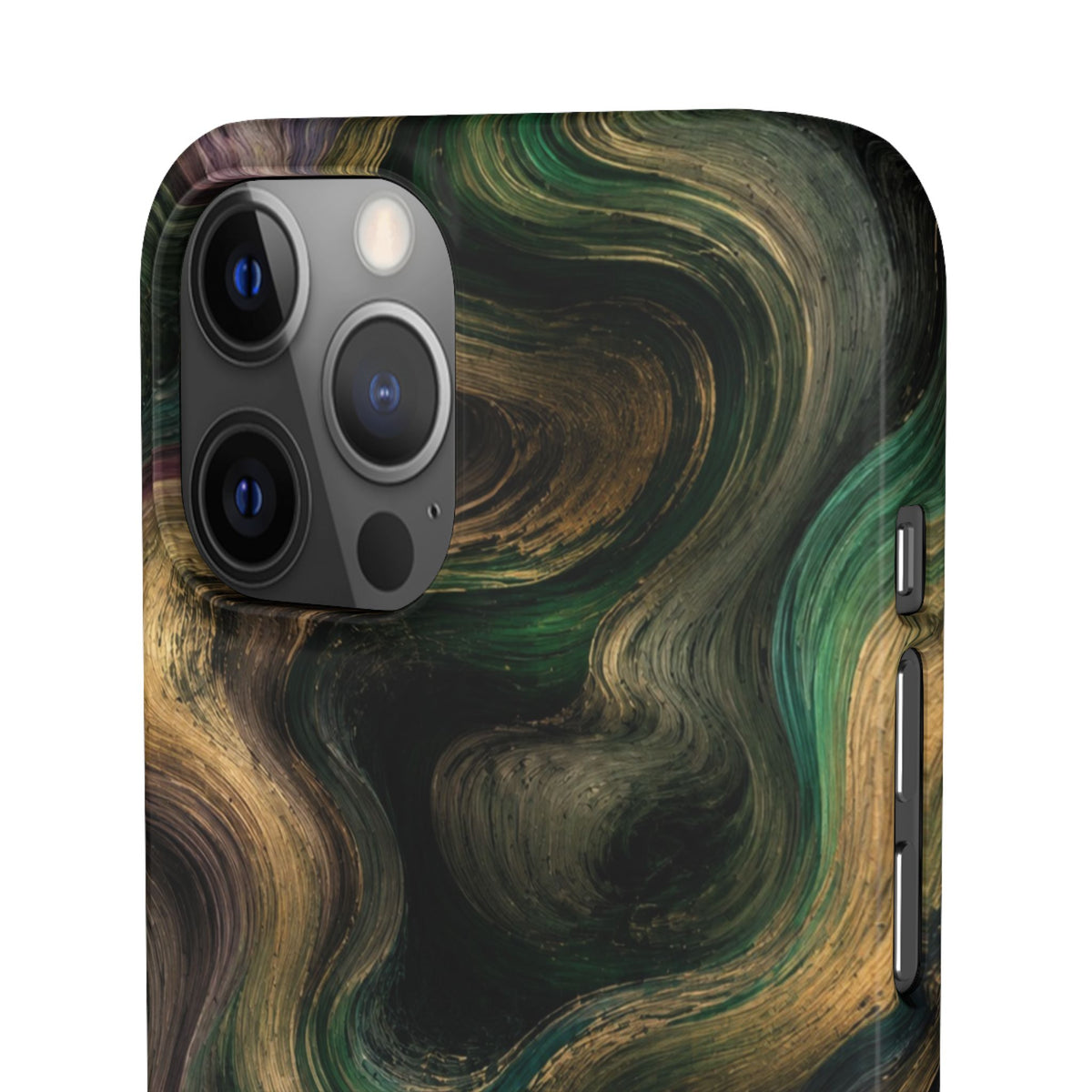 Marbled Forest Snap Phone Case