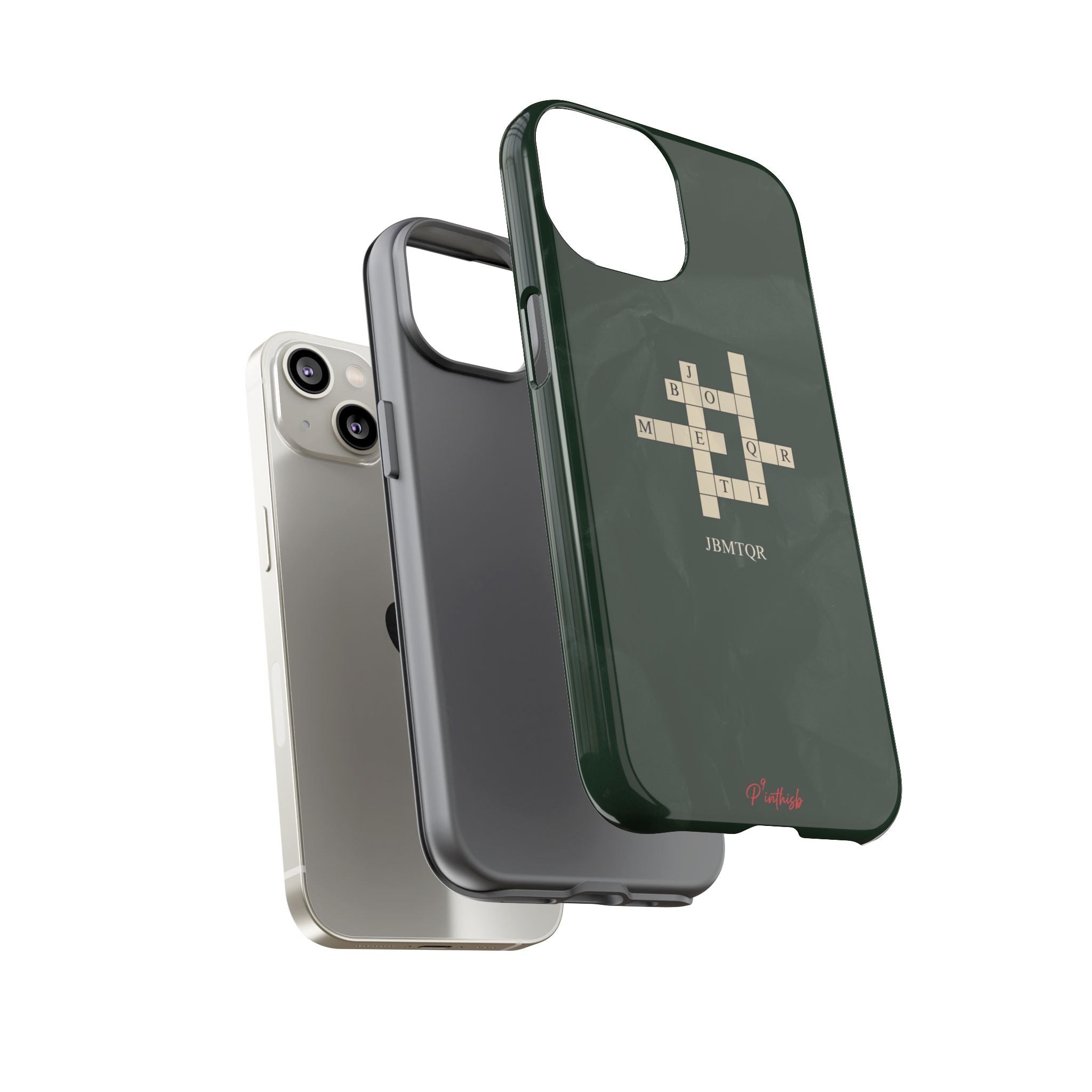 "JBMTQR crossword" Tough Phone Case