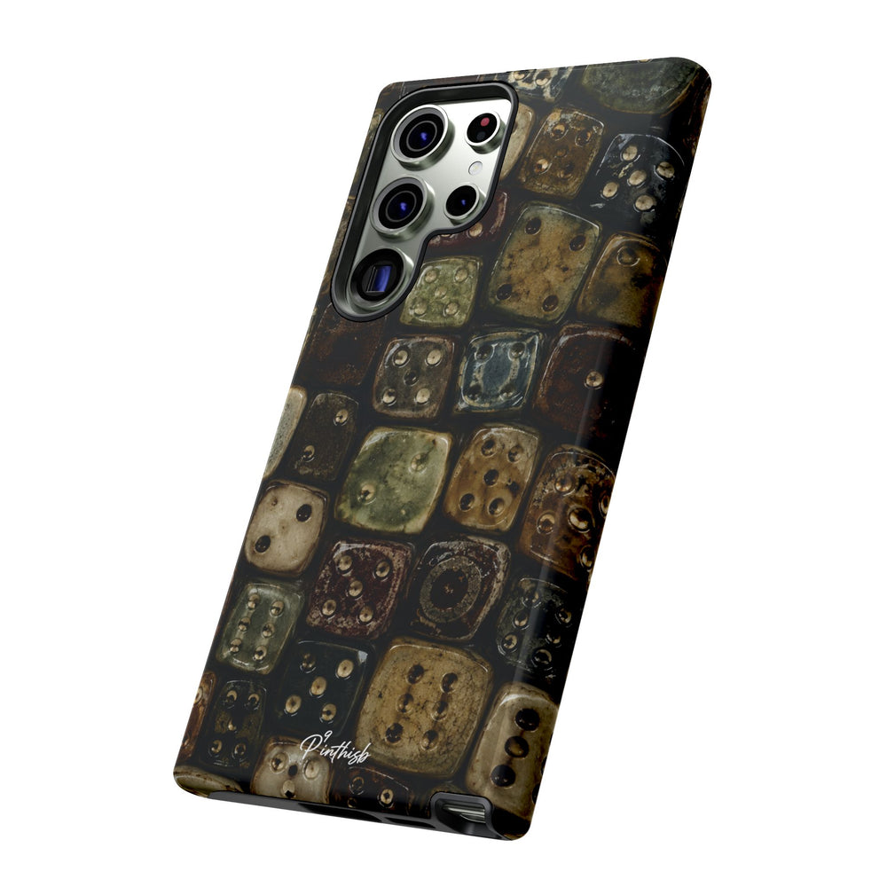 Vintage Dice Tile Phone Case