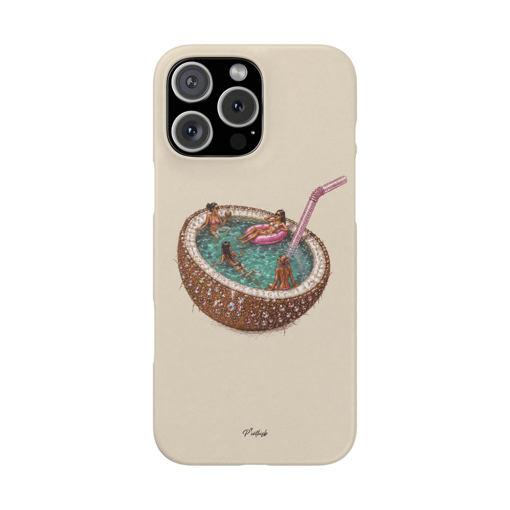 Coconut Pool Snap Phone Case