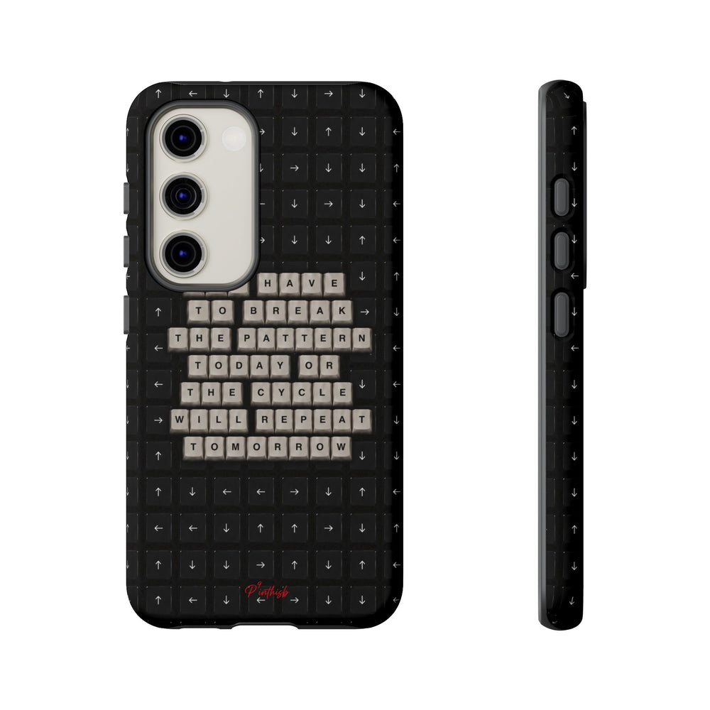 "Break the pattern" Keyboard Tough Case