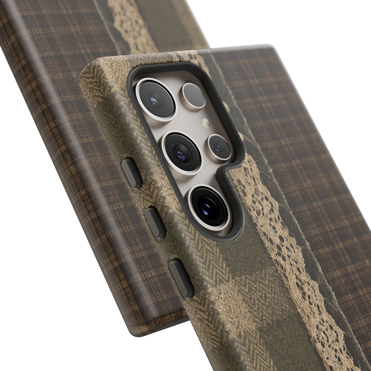 Plaid Lace Tough Phone Case