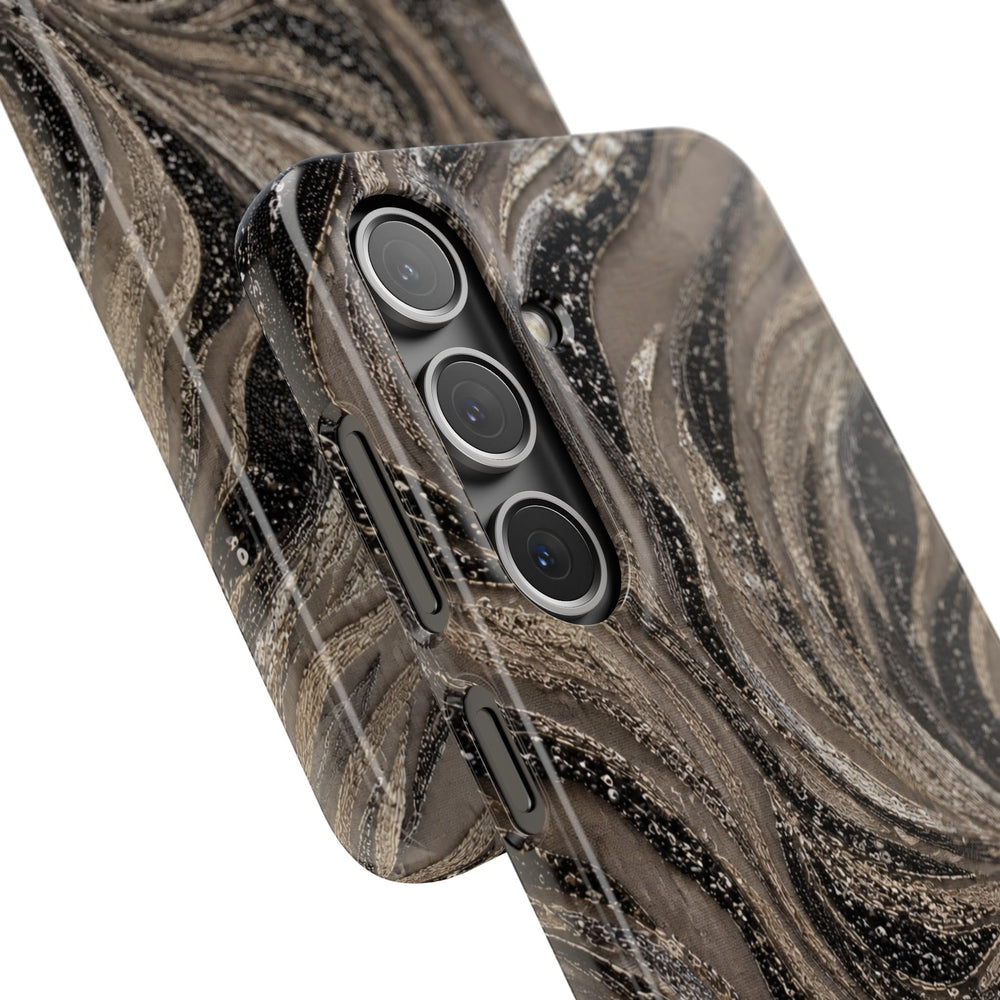 Neutral Swirl Protective Snap Case