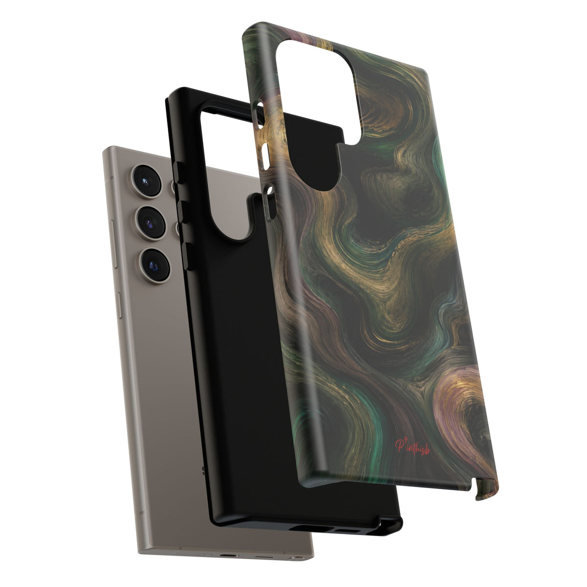 Marbled Forest Tough Phone Case