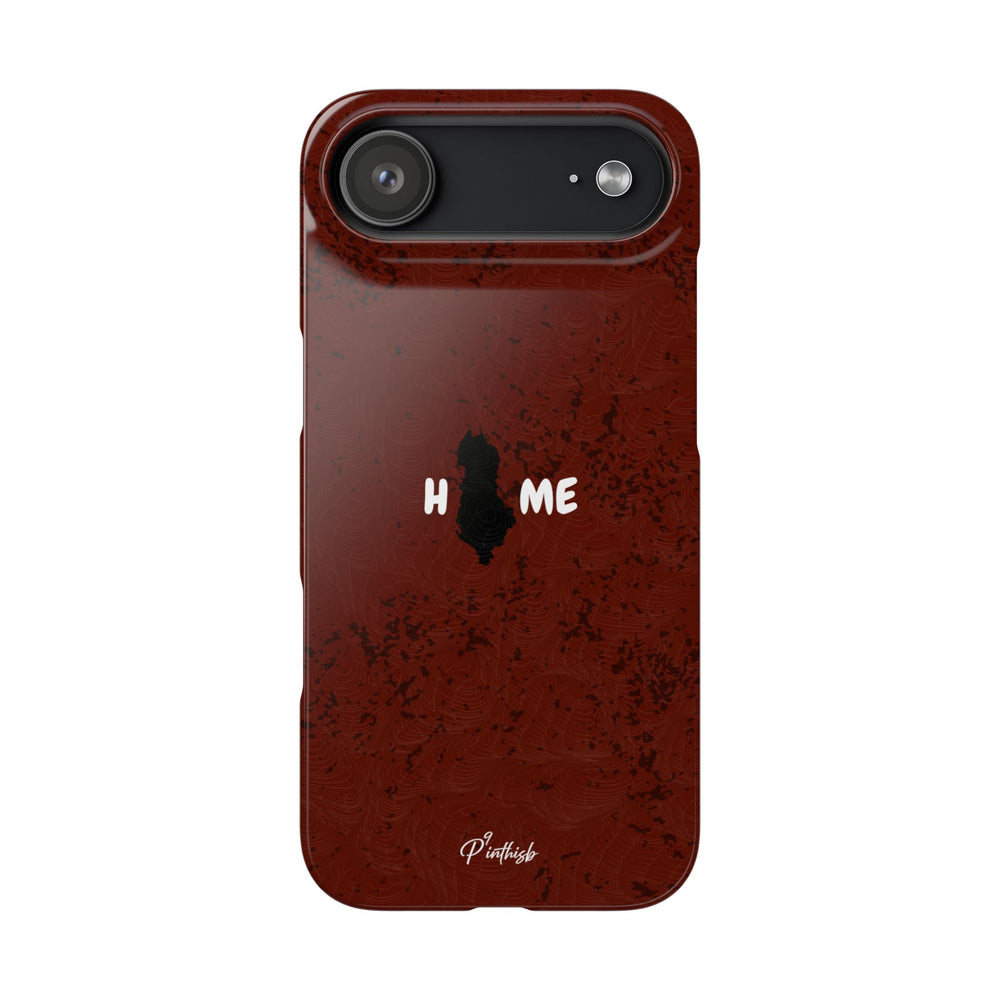 "HOME" Albania Snap Case