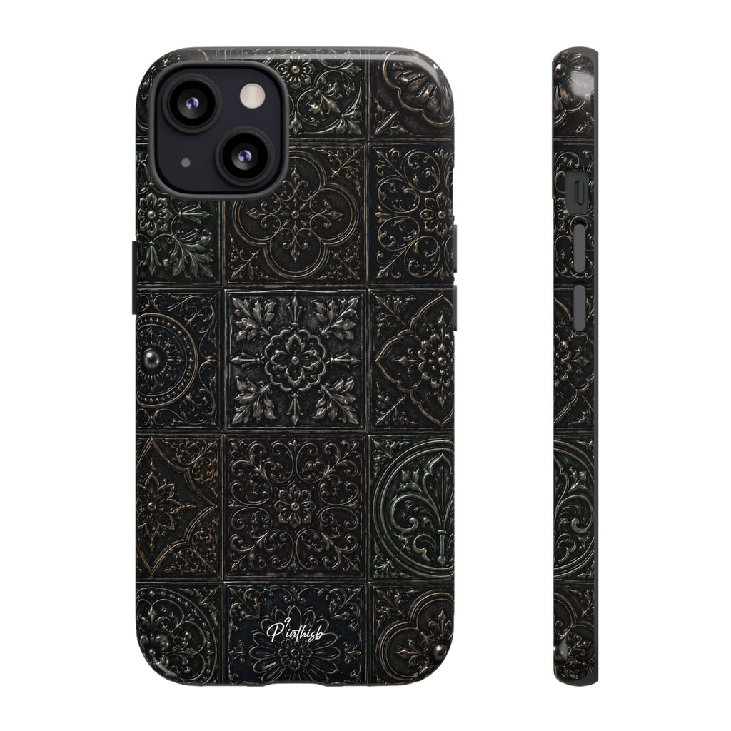Mosaic Pattern Tough Phone Case
