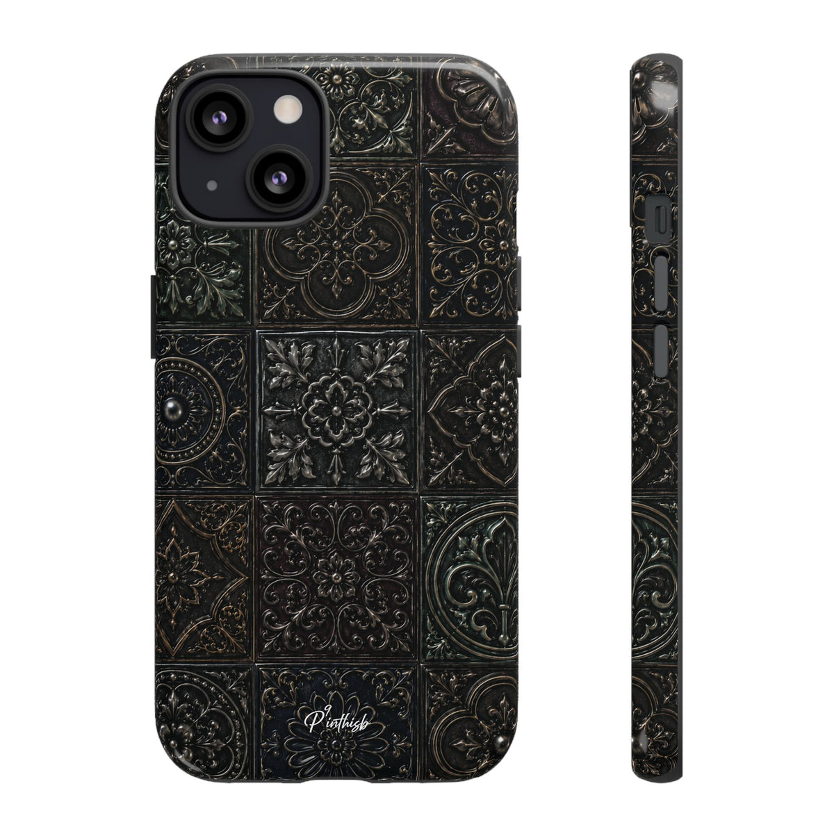 Mosaic Pattern Tough Phone Case