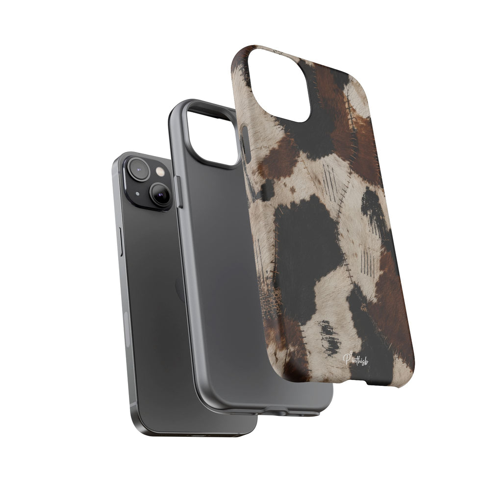 Brown & Black Animal Print Tough Case