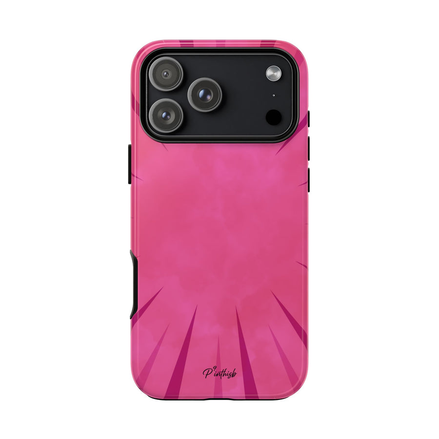 Pink Burst Tough Phone Case