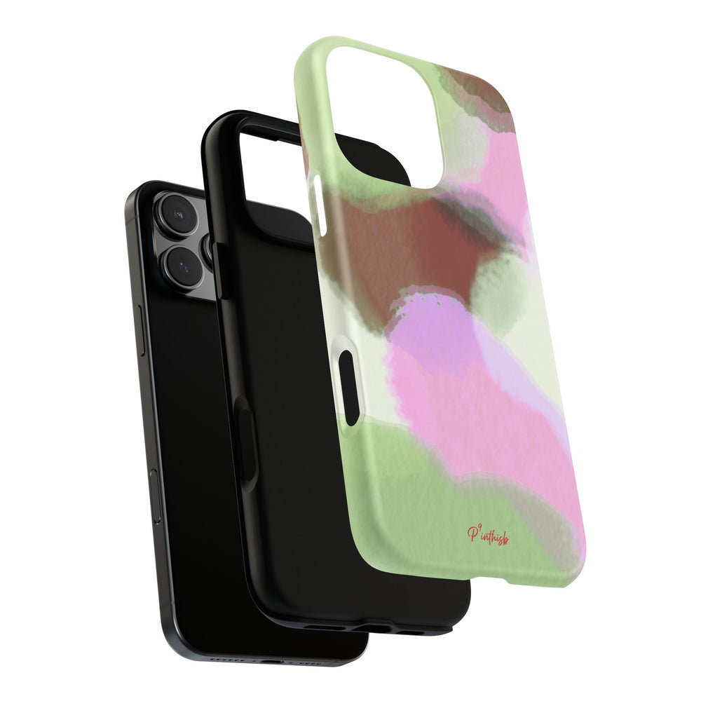 Abstract Pastel Camouflage Tough Phone Case
