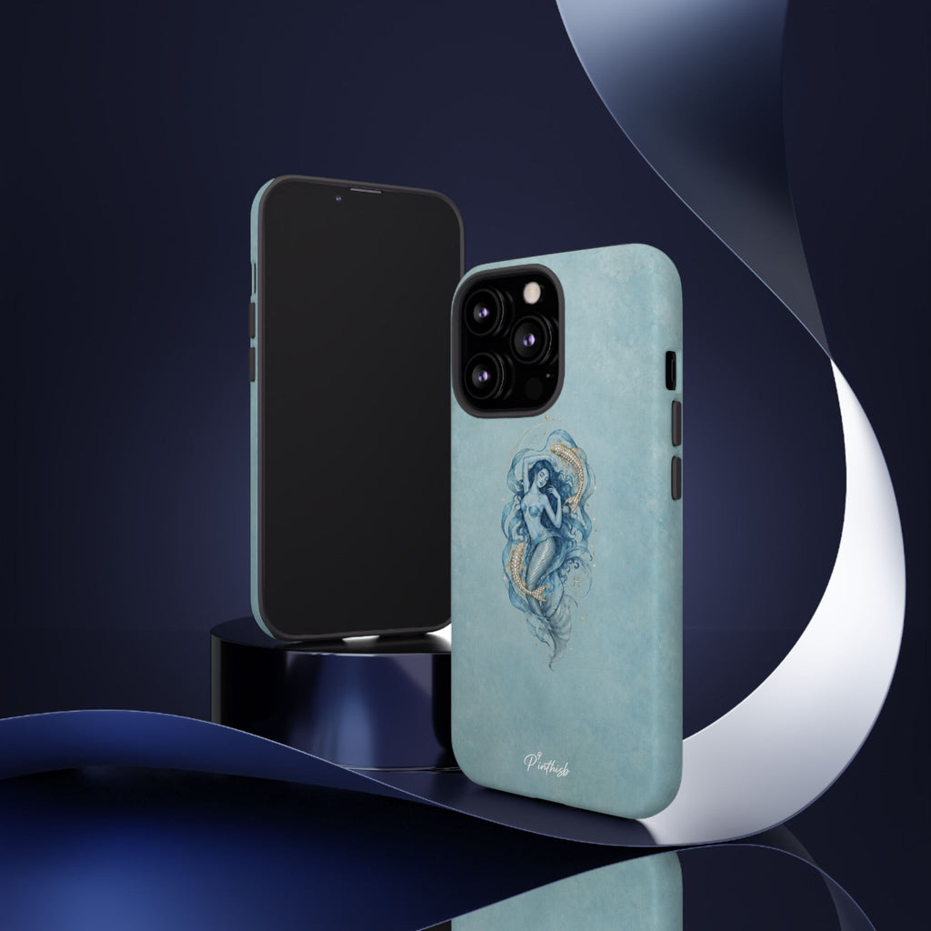 Pisces Zodiac Glitter Phone Case