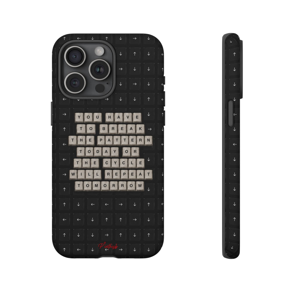"Break the pattern" Keyboard Tough Case
