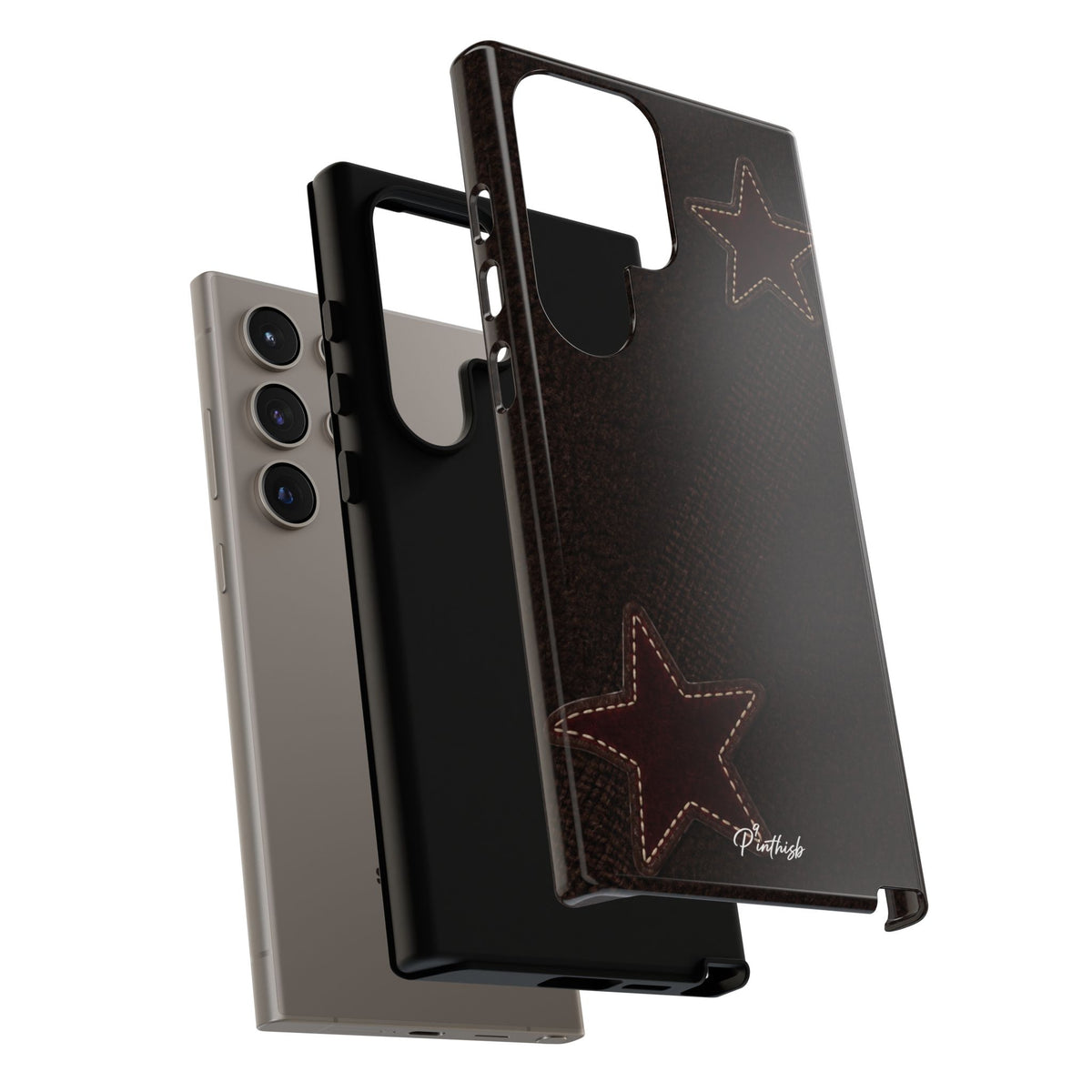 Rustic Stitched Star Phone Case
