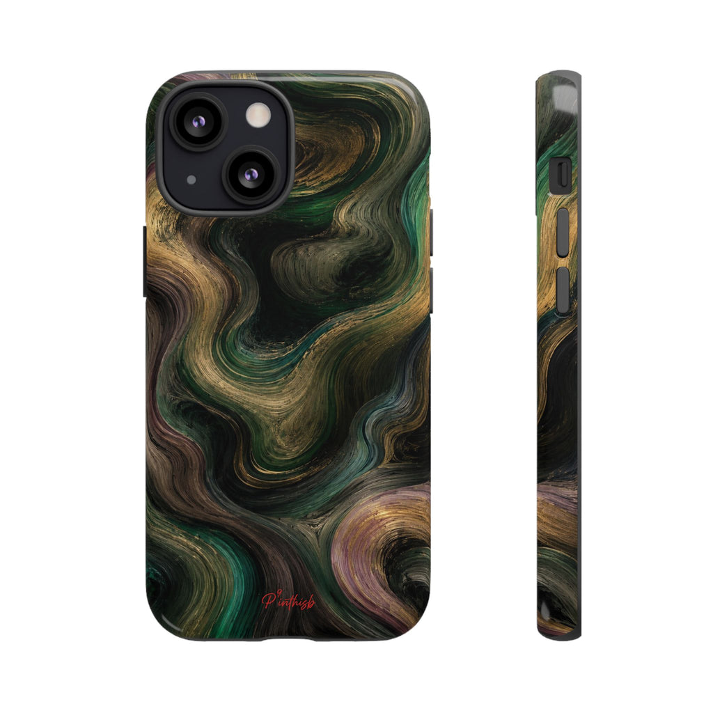 Marbled Forest Tough Phone Case